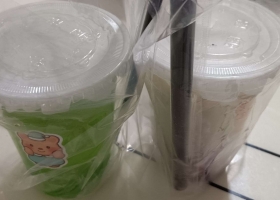 夏天到了，偶尔喝点冰奶茶。