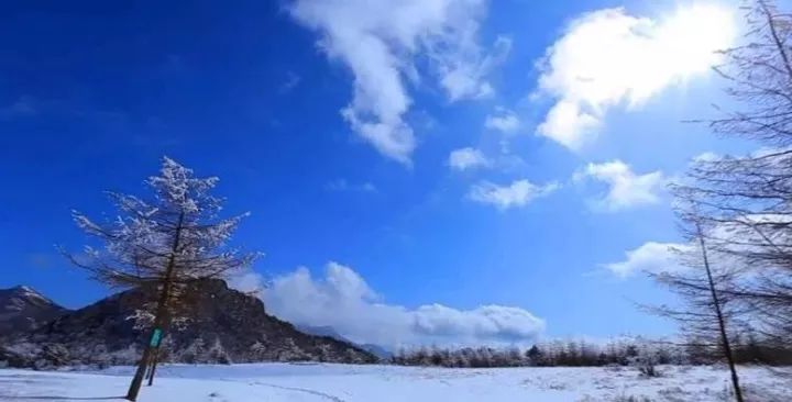 彩林与白雪共存， 雪宝山等地绚烂秋景秒变冰雪童话世界：泛亚电竞(图15)