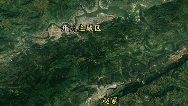 卫星上看开州赵家：从一个小镇，变成城区的一部分“云开·全站APPkaiyun”(图1)