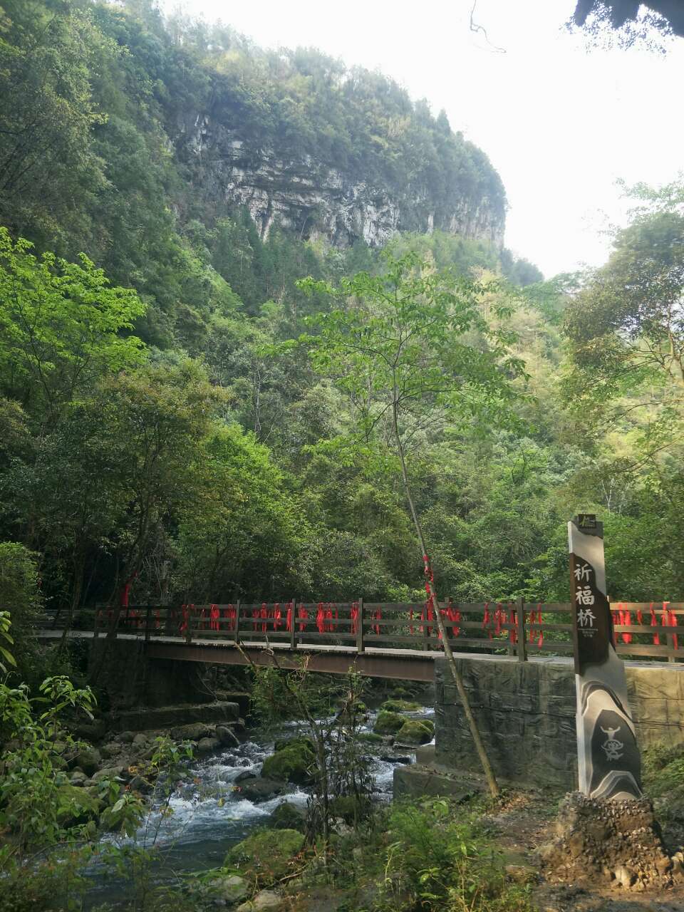 巴山大峡谷的桃溪谷