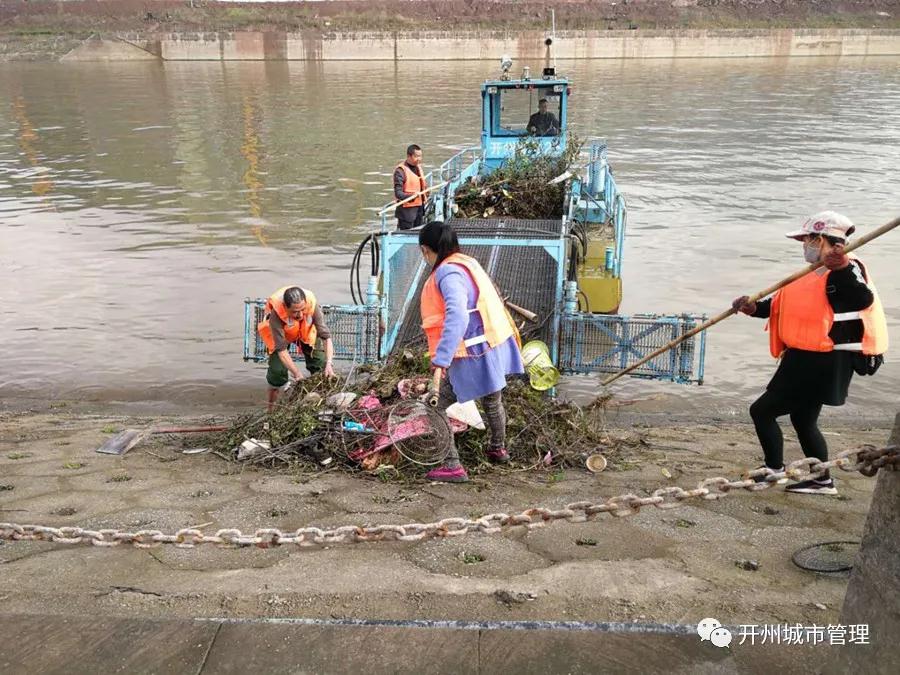 ‘hq体育官网’开州汉丰湖：3月清理漂浮物240余吨，岸边垃圾约3吨！(图5)