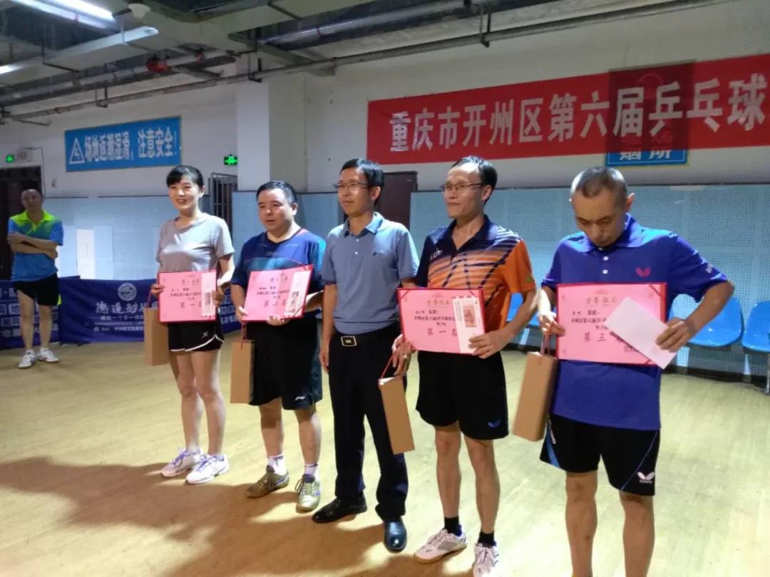云开·全站APPkaiyun-开州第六届乒乓球单打排名赛圆满结束，榜上有你吗(图2)