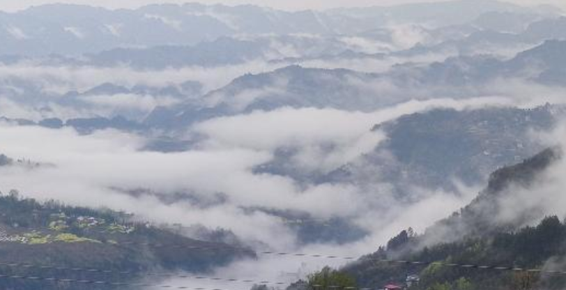 半岛官方下载地址|实拍！雨后紫水乡云海美景宛如仙境(图3)