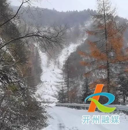 “米乐m6官网登录入口”雪宝山下雪啦，美如仙境！(图2)