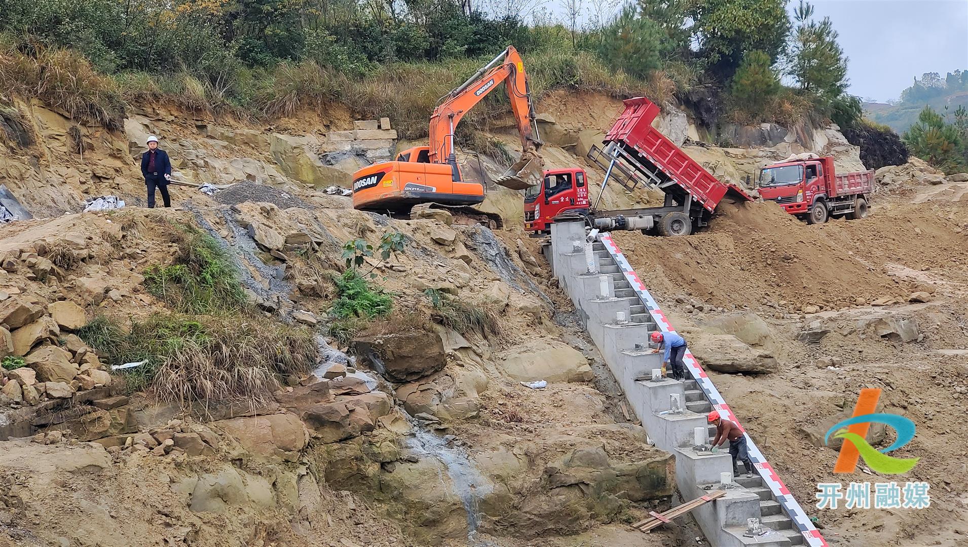 【雷火电竞首页】大德仁和村秀才湾水库工程即将完工，4000余村民用水不再担忧！(图5)