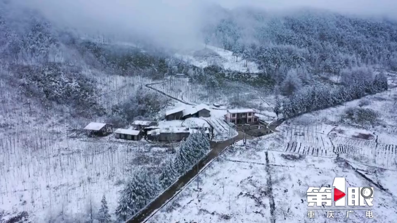 去看雪吗！开州满月镇一夜之间银装素裹‘半岛官方下载地址’(图3)