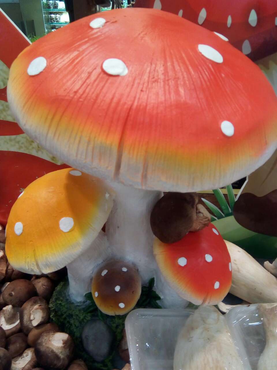 蘑菇立体图风格真是别具一格啊