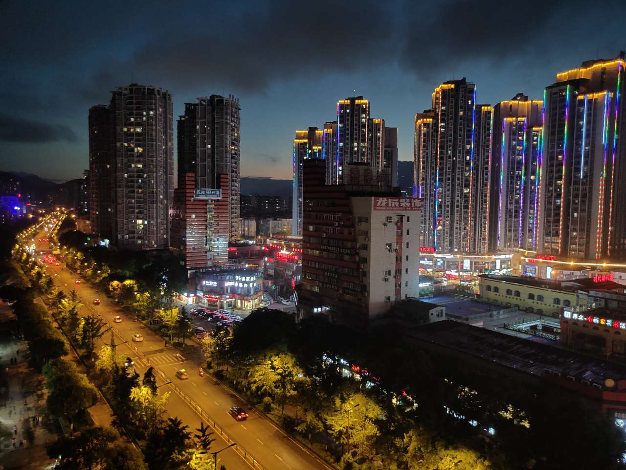 开州夜景图片