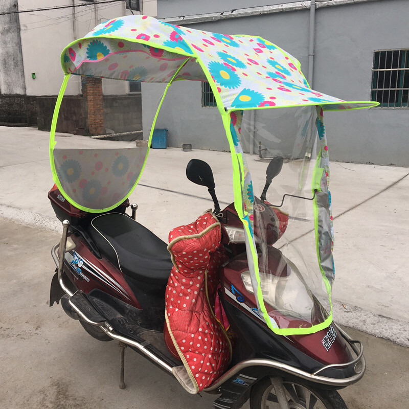 电动车蓬蓬快收起来!不然要遭交警收了!