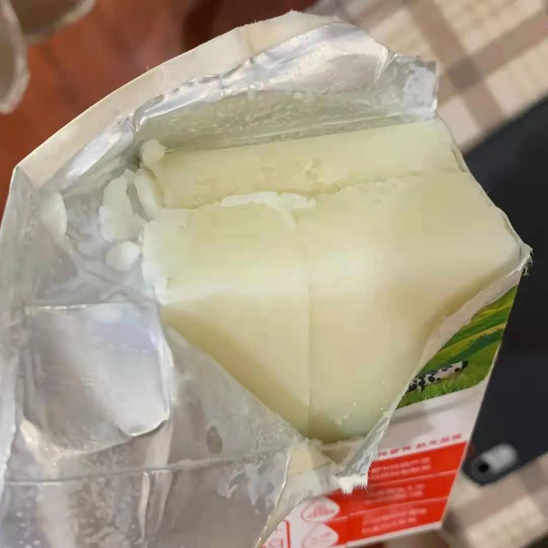 把纯牛奶冻成奶砖没想到是这样的