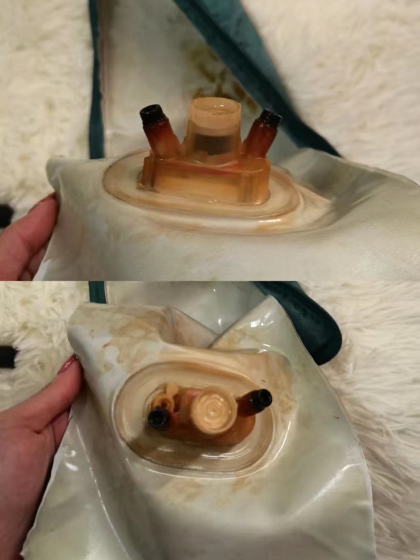 剪开来看果然买到了"爆"款这种热水袋是国家早就明文禁止销售的,有